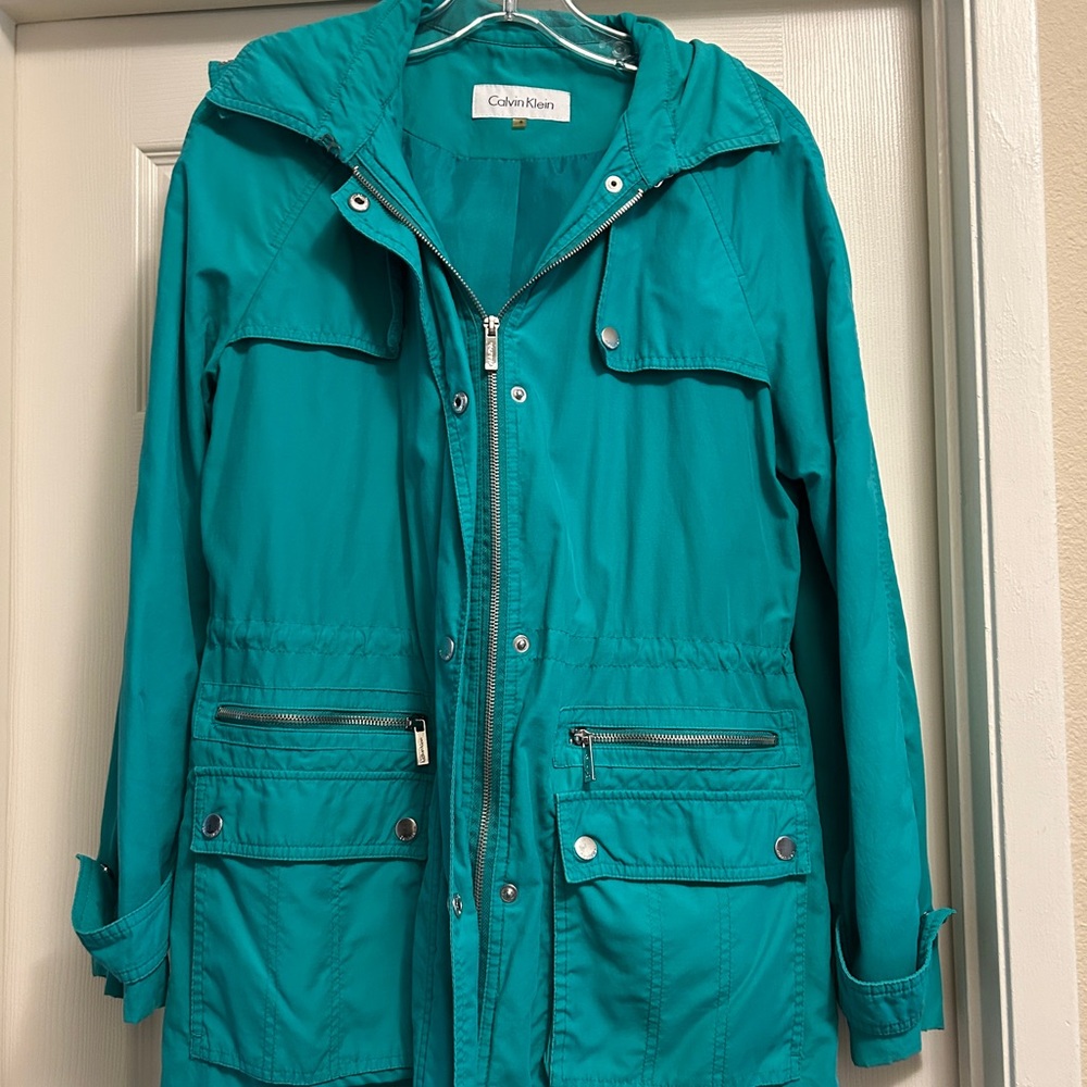 Calvin Klein All-Weather Light-Weight Green Jacket